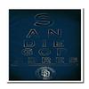 San Diego Padres Poster Baseball Art MLB Print 16x20 Inches on Pro Grade Paper Eye Chart Style view 1