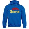 Xtreme Apparrel Denver Basketball City Skyline Men's Fan Hoodie Sweatshirt (Royal Hoodie, 4XL) view 1