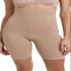 Yummie Women's Seamless Solutions High Waist Thigh Shaper, Almond, 2X/3X view 1