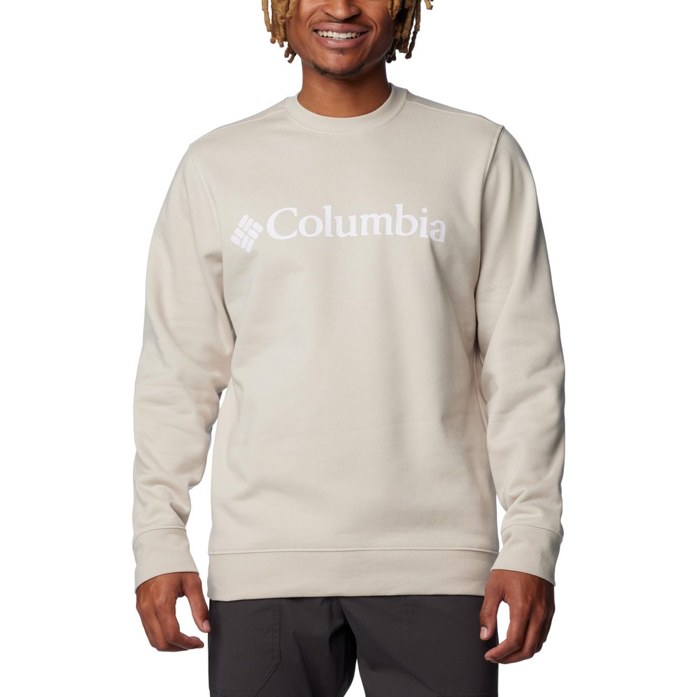 Columbia Men's Trek Crew, Dark Stone/CSC Branded Logo, Medium