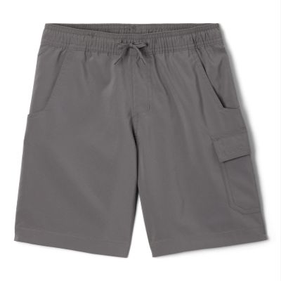Columbia Youth Boys Silver Ridge Utility Short, City Grey, Small