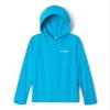 Columbia Youth Unisex PFG Solar Stream Hoodie, Ocean Blue, Large view 1