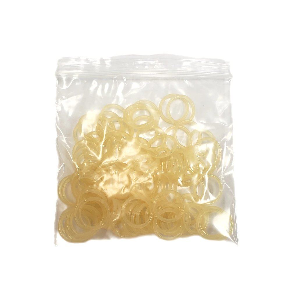 3Skull CO2 Orings/HPA Tank Replacement Urethane O-Rings for Paintball High Pressure Air Tanks, Clear - Pack of 100