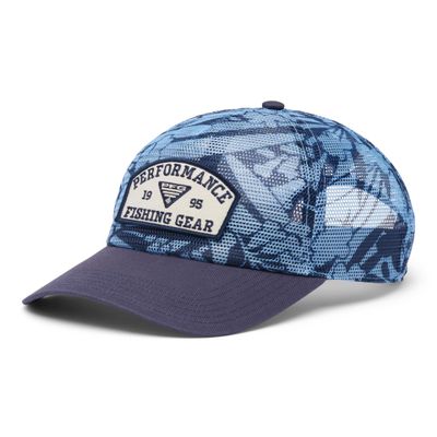 Columbia Unisex PFG Tie Down Mesh Snap Back, Nocturnal Tropictones/Nocturnal, One Size
