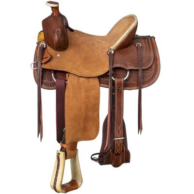 Silver Royal Bodie Hard Seat Ranch Saddle 16