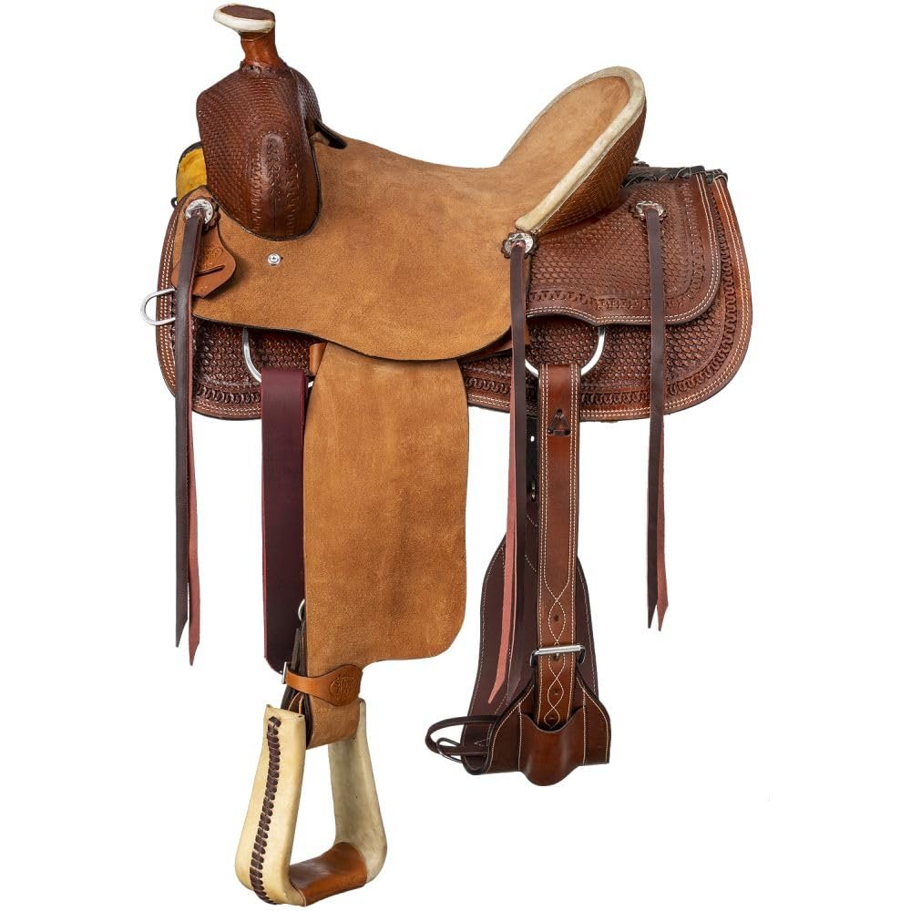 Silver Royal Bodie Hard Seat Ranch Saddle 16