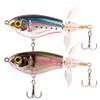 HUFFA Topwater Lures 6.5cm 8.0cm Hard Bait Wobbler Rotate Tail Popper Fishing Lures Artificial Bait Fishing Surface Lure Tackle (Color : CC99-04, Size : 6.5cm 9g) view 2