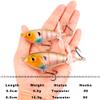 HUFFA Topwater Lures 6.5cm 8.0cm Hard Bait Wobbler Rotate Tail Popper Fishing Lures Artificial Bait Fishing Surface Lure Tackle (Color : CC99-04, Size : 6.5cm 9g) view 3