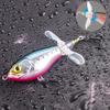 HUFFA Topwater Lures 6.5cm 8.0cm Hard Bait Wobbler Rotate Tail Popper Fishing Lures Artificial Bait Fishing Surface Lure Tackle (Color : CC99-04, Size : 6.5cm 9g) view 4