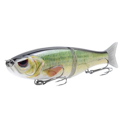 HUFFA Trout Slide Bait Fishing Lures 18cm 62g Sink Hard Wobbler Jointed Lure Glide Fishing Tackle Soft Tail Bait (Color : CC60-04)