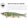HUFFA Trout Slide Bait Fishing Lures 18cm 62g Sink Hard Wobbler Jointed Lure Glide Fishing Tackle Soft Tail Bait (Color : CC60-04) view 4