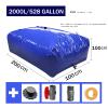 Foldable Flexible Water Storage Bag , Water Storage Bladder,Large-Capacity Water Storage Bladder,Outdoor Water Tank,Emergency Water ,with Faucet, customizable ( Size : 2*1*1m/2000 L/528 gallon ) view 2