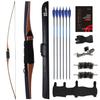 Sanlida Archery 68 Royal X8 Longbow Traditional Wooden Hunting Bow Handmade Hunting Bow and Arrows kit for Adults & Traditional Archers, RH Only (40lbs, Right Hand) view 1