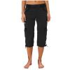 Capri Cargo Pants for Women Causal Lightweight Hiking Pants High Waisted Workout Outdoor Sports Yoga Pants Jogger Pants Black view 3