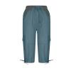 Capri Cargo Pants for Women Causal Lightweight Hiking Pants High Waisted Workout Outdoor Sports Yoga Pants Jogger Pants Navy view 4