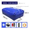 Foldable Flexible Water Storage Bag , Water Storage Bladder,Large-Capacity Water Storage Bladder,Outdoor Water Tank,Emergency Water ,with Faucet, customizable ( Size : 2.5*2*1m/5000 L/1320 gallon ) view 2