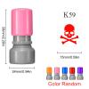 Shakven Golf Stamper,Golf Ball Marker Stencil | No Ink Pad Waterproof Lasting Automatic Oil Out Small Stamp for Paper Craft view 4