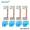 OVERSEE 4Pcs 69J-43891-00 Carbon Brush Set For Yamaha Outboard Motor Trim Tilt Motor 4T 200HP 225HP 250HP 300HP view 4