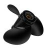 MiBarco 9 1/4 x 10 OEM Upgrade Aluminum Outboard Boat Propeller for BRP Johnson EVINRUDE OMC Stern Drive 8 9.9 15HP 9.25x10 Prop 13 Spline Tooth RH view 2