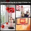 8 Pcs Mini Basketball Nets Replacement for 8"-10.25" Basketball Rims Nylon Small Basketball Hoop Net Outdoor Indoor Basketball Net for Kids view 3