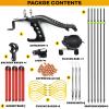 oubert Fishing Slingshot with Reel and Rubber Bands Professional Hunting Slinghshot Fishing Kit for Adults Fishing and Shooting view 2