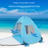 Pop Up Beach Tent, Beach Umbrella, Automatic Sun Shelter 3-4 People Uv Protection Portable Tent, Easy Set Up Baby Canopy Cabana Ventilated, Lightweight with Carry Bag view 3