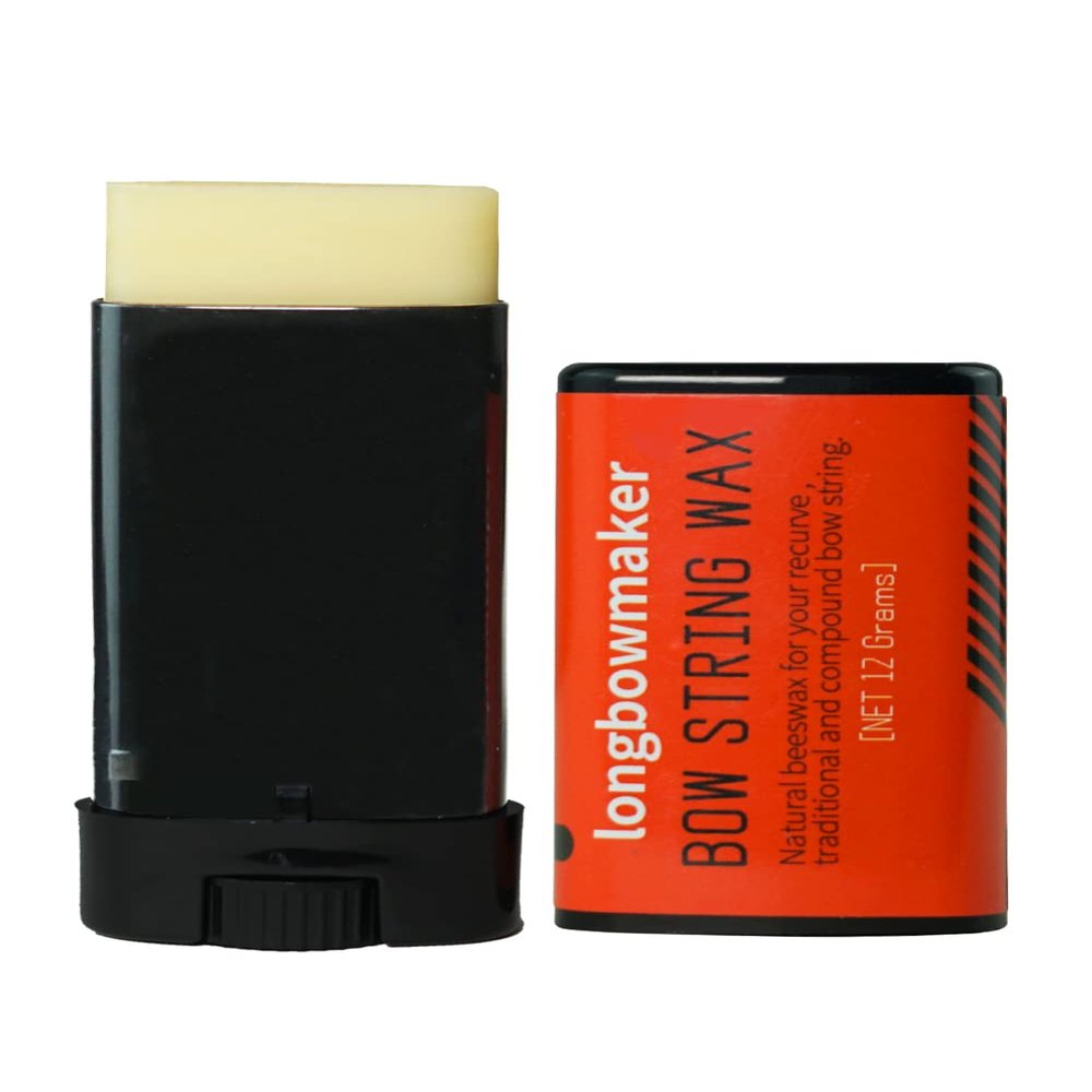 longbowmaker Archery Bow String Wax Natural Beeswax Protective Rail Lube Bowstring Maintenance Wax for All Bowstrings