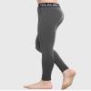 TELALEO 3 Pack Boys' Youth Compression Leggings Tights Base Layer Athletic Pants for Sports Basketball Hockey Baseball Running Black Grey White XL view 3