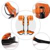 KTTR Tree Climbing Spikes, Tree Climbing Tool Crampons, Height Adjustable and with Cowhide Leather Straps, for Climbers, Logging, Hunting Observation, Fruit Picking view 2