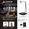 Captain Stag UK-5013 CS Tabletop Lantern Stand, Storage Bag Included, Black view 2