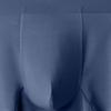 JEsilunmaMY Mid Waist Cotton Boxer Briefs for Men Plus Size Seamless Pouch Underwear Moisture-Wicking Breathable Trunks (Blue20-3PC,Large) view 3
