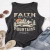 JMFXB Faith Can Move Mountains Matthew Tank Tops Women Outdoor Hiking Shirt Tops Adventure Sleeveless Camping Tank Tops (XL,Dark Grey) view 3