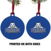 GRAPHICS & MORE Daemen College Primary Logo Aluminum Holiday Christmas Tree Ornament - 3.0" (7.6 cm) x 3.37" (8.6 cm) view 2