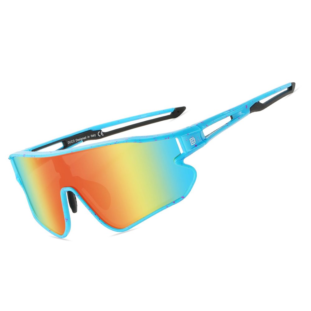 DUCO Sports Polarized Sunglasses for Men Women Running Sunglasses Fishing Cycling Baseball Glasses UV400 Protection DC0023