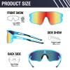 DUCO Sports Polarized Sunglasses for Men Women Running Sunglasses Fishing Cycling Baseball Glasses UV400 Protection DC0023 view 3