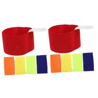 SAFIGLE 10pcs Soccer Captain Armbands Lightweight Leader Bands for Youth Football Basketball and Sports Teams Easy to Store for Boys and Girls and