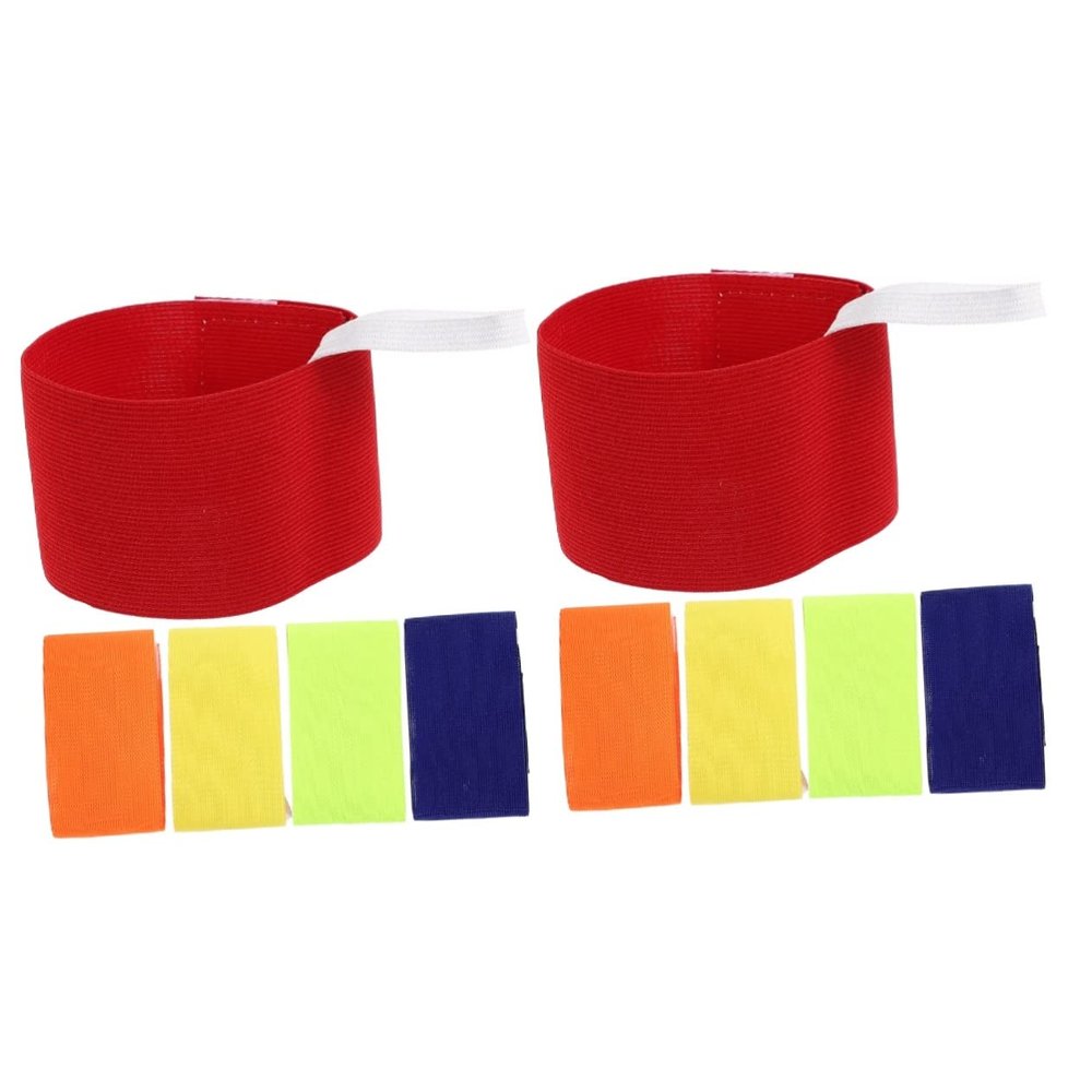 SAFIGLE 10pcs Soccer Captain Armbands Lightweight Leader Bands for Youth Football Basketball and Sports Teams Easy to Store for Boys and Girls and