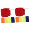 SAFIGLE 10pcs Soccer Captain Armbands Lightweight Leader Bands for Youth Football Basketball and Sports Teams Easy to Store for Boys and Girls and view 1