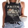 JMFXB Faith Can Move Mountains Matthew Tank Tops Women Outdoor Hiking Shirt Tops Adventure Sleeveless Camping Tank Tops (L,Dark Grey) view 2