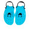 EXCEREY Kids' Silica Gel Swimming Gloves Webbed Aquatic Training Water Resistance Fitness Paddle Aerobics (Blue, Size M) view 1