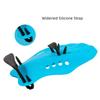 EXCEREY Kids' Silica Gel Swimming Gloves Webbed Aquatic Training Water Resistance Fitness Paddle Aerobics (Blue, Size M) view 2