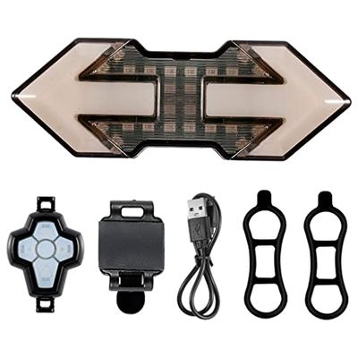 Bike Turn Signals Light,Intelligent Bike Turn Signal Lights Front and Rear LED Direction Indicator Bicycle Accessory