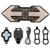 Bike Turn Signals Light,Intelligent Bike Turn Signal Lights Front and Rear LED Direction Indicator Bicycle Accessory view 1