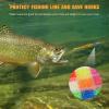 Dovesun Fishing Beads - 1035pcs (B-5mm6mm8mm/0.20in0.24in0.32in) - Glow in Dark & Laser Colors - Trout, Salmon, Steelhead, Walleye, Catfish, Pampano - Fishing Bait Eggs view 4
