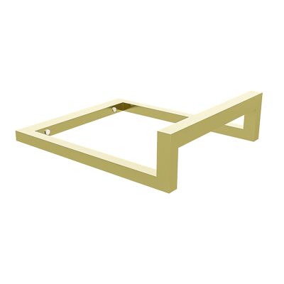 Industrial Pipe Wall Mounted Sports Equipment Storage Rack, Yoga Mat Storage Rack Gym Soccer Rack Home Nursery Basketball Rack on The Wall Wall-Mounted Finishing Shelves, 1 Pack (Color : Gold, Size