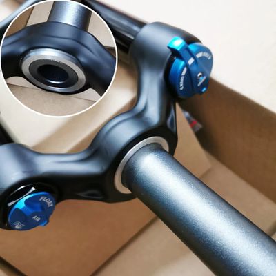 EXNAVI Tapered Steerer Tube for Suspension Fork,39.8mm to 30mm1.5 Taper to 1.125,The Fork Head Tube Adapter