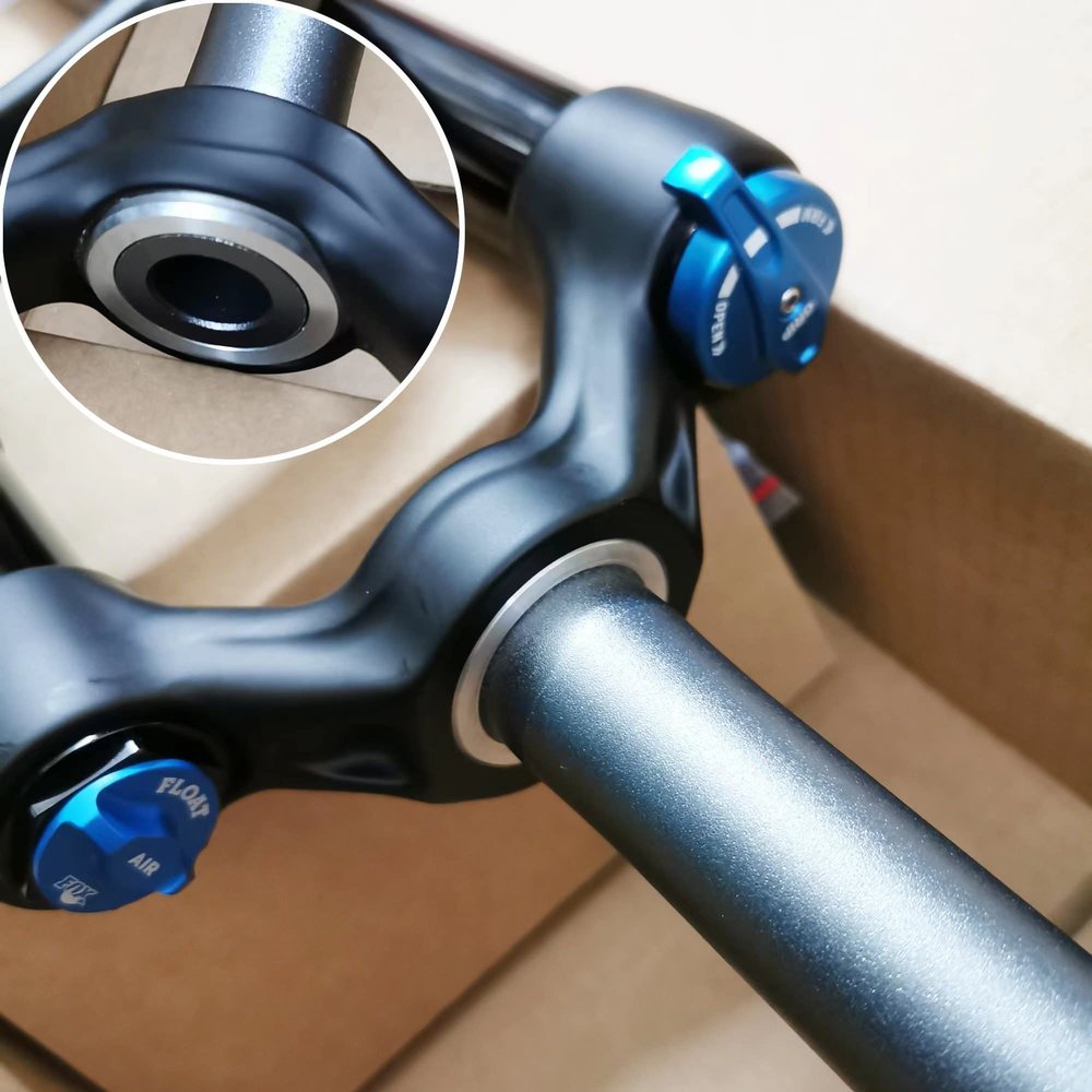 EXNAVI Tapered Steerer Tube for Suspension Fork,39.8mm to 30mm1.5 Taper to 1.125,The Fork Head Tube Adapter