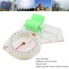 MOUMOUTEN Orienteering Compass, Portable Clear Scale ABS Thumb Compass, Fast Needle Setting Compass with Luminous Point for Outdoor Camping Navigation Tools, Handheld Compass view 2