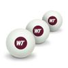 West Texas A&M Primary Logo Novelty Table Tennis Ping Pong Ball 3 Pack view 1