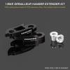 KIEVODE Bike Derailleur Hanger Extender Kit - Bicycle Rear Derailleur Extension for 34T-52T Flywheel with M10 Screws fits MTB and Road Mountain Bike view 4